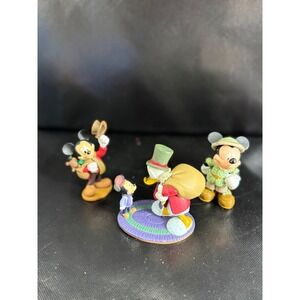 Vintage Disney Store Thailand  Characters Figurine Set Scrooge Mickey Mouse 1992